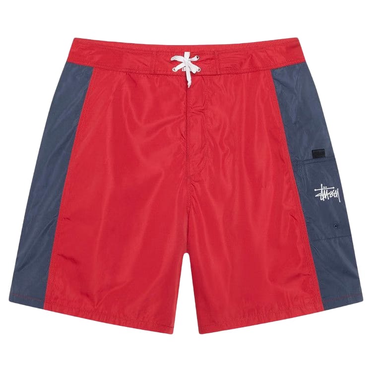 Stussy Paneled Board Shorts Red