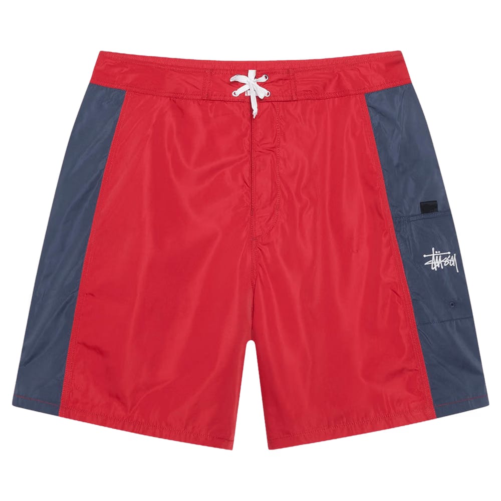 Stussy Paneled Board Shorts Red