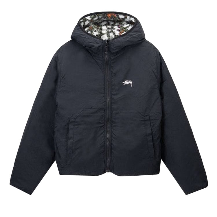 Stussy Pattern Sherpa Jacket Natural