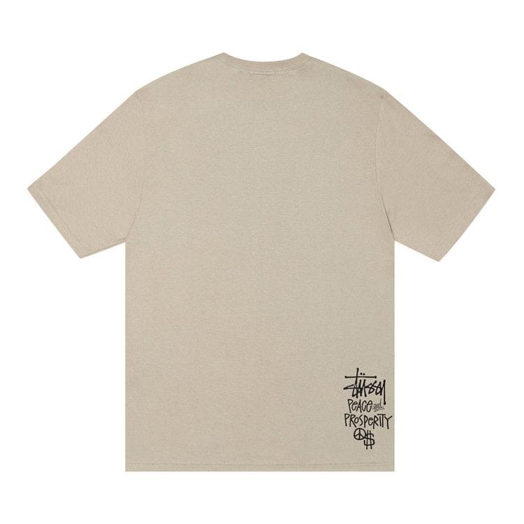 Stussy Peace & Prosperity T-Shirt Khaki