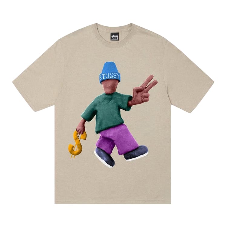 Stussy Peace & Prosperity T-Shirt Khaki