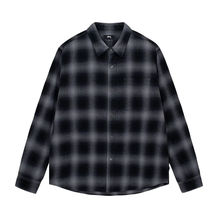 Stussy Pete Plaid Shirt Charcoal
