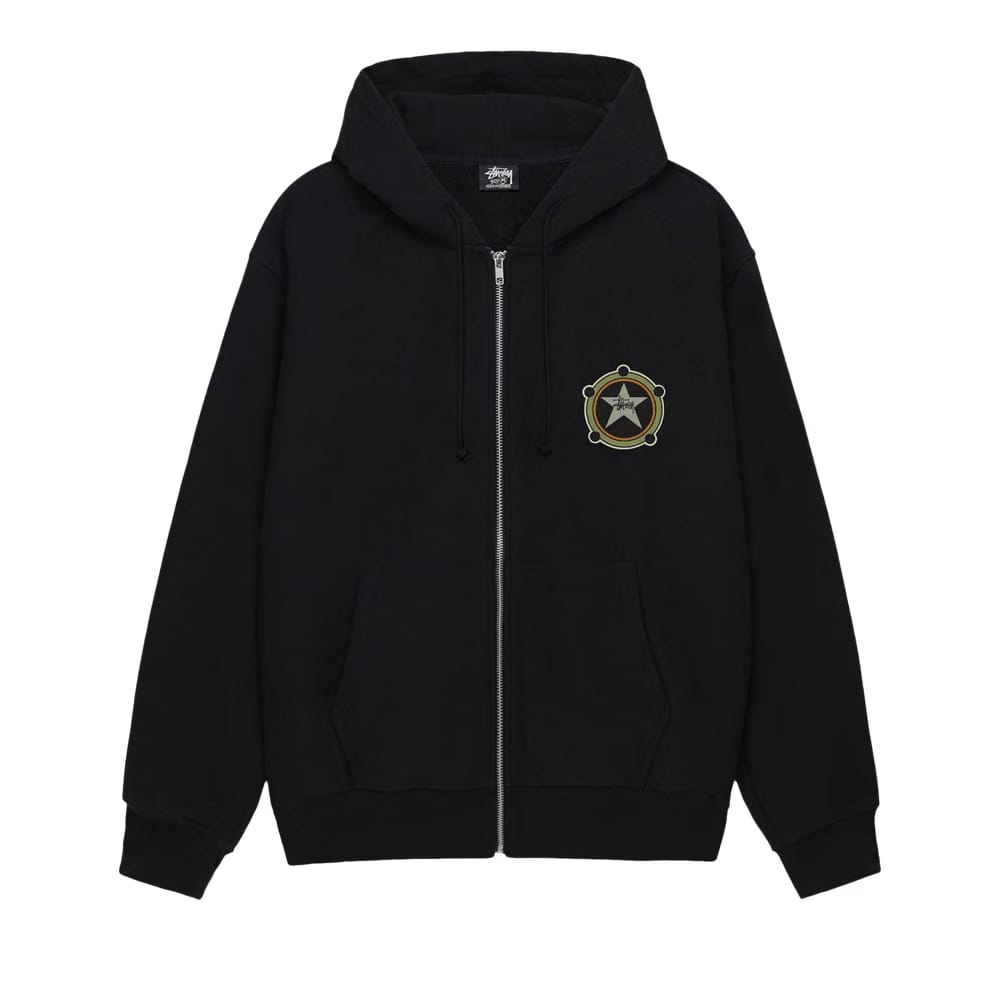 Stussy Ranger Zip Hoodie Black