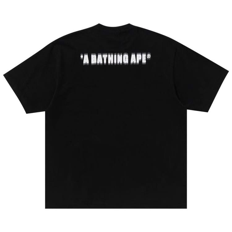 BAPE Pixel Ape Head Relaxed Fit T-Shirt Black