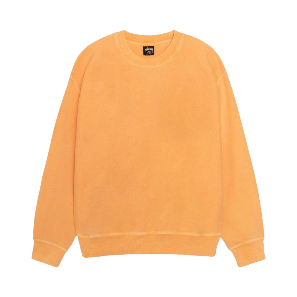 Stussy Pigment Dyed Buana Crew Orange