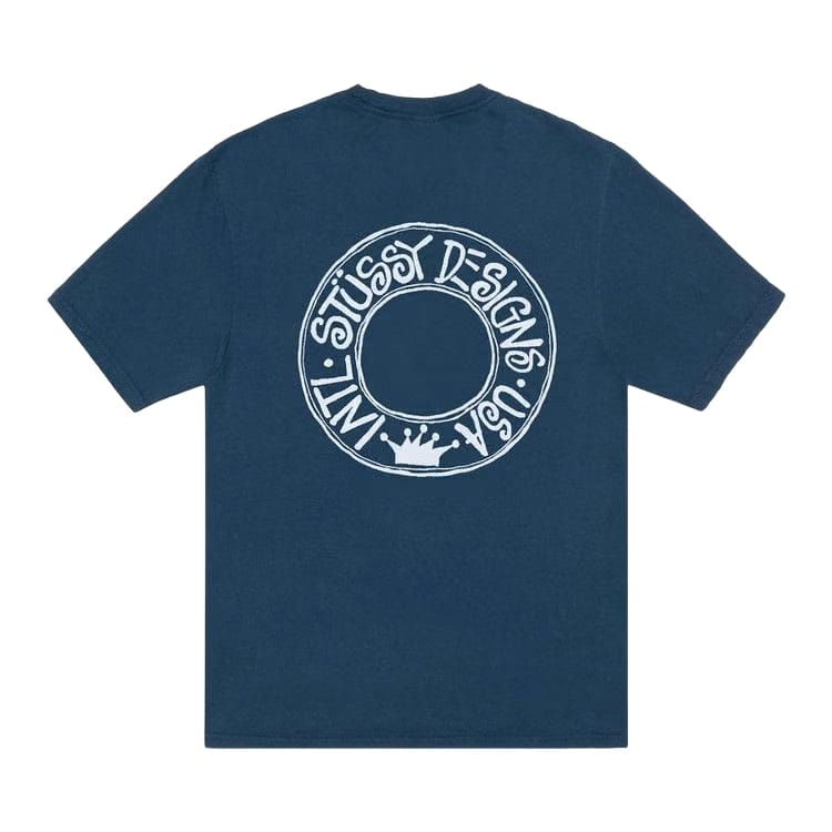 Stussy Pigment Dyed Buana T-Shirt Navy