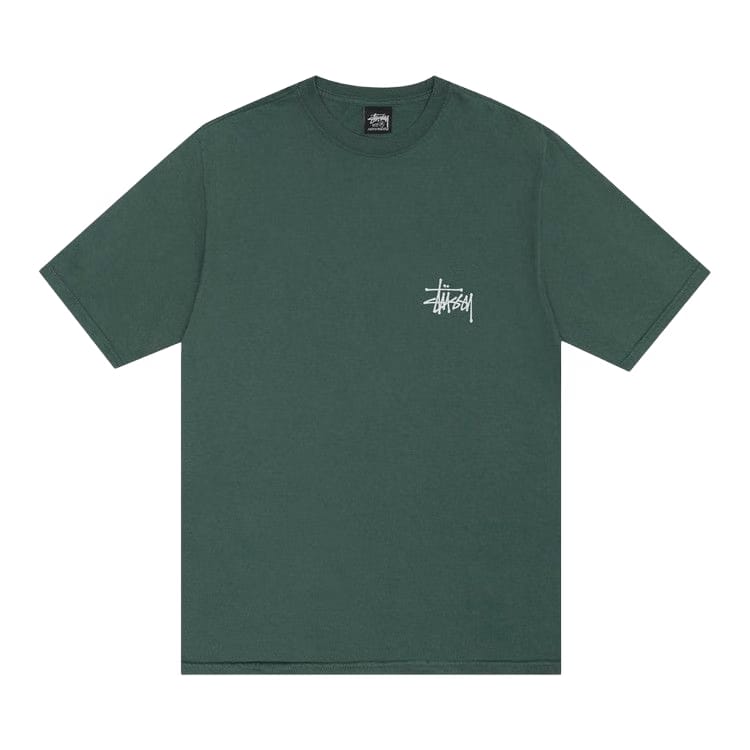 Stussy Pigment Dyed Built Tough T-Shirt Forest