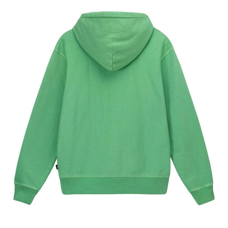 Stussy Pigment Dyed Fleece Hoodie Green