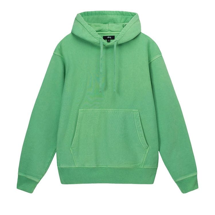 Stussy Pigment Dyed Fleece Hoodie Green