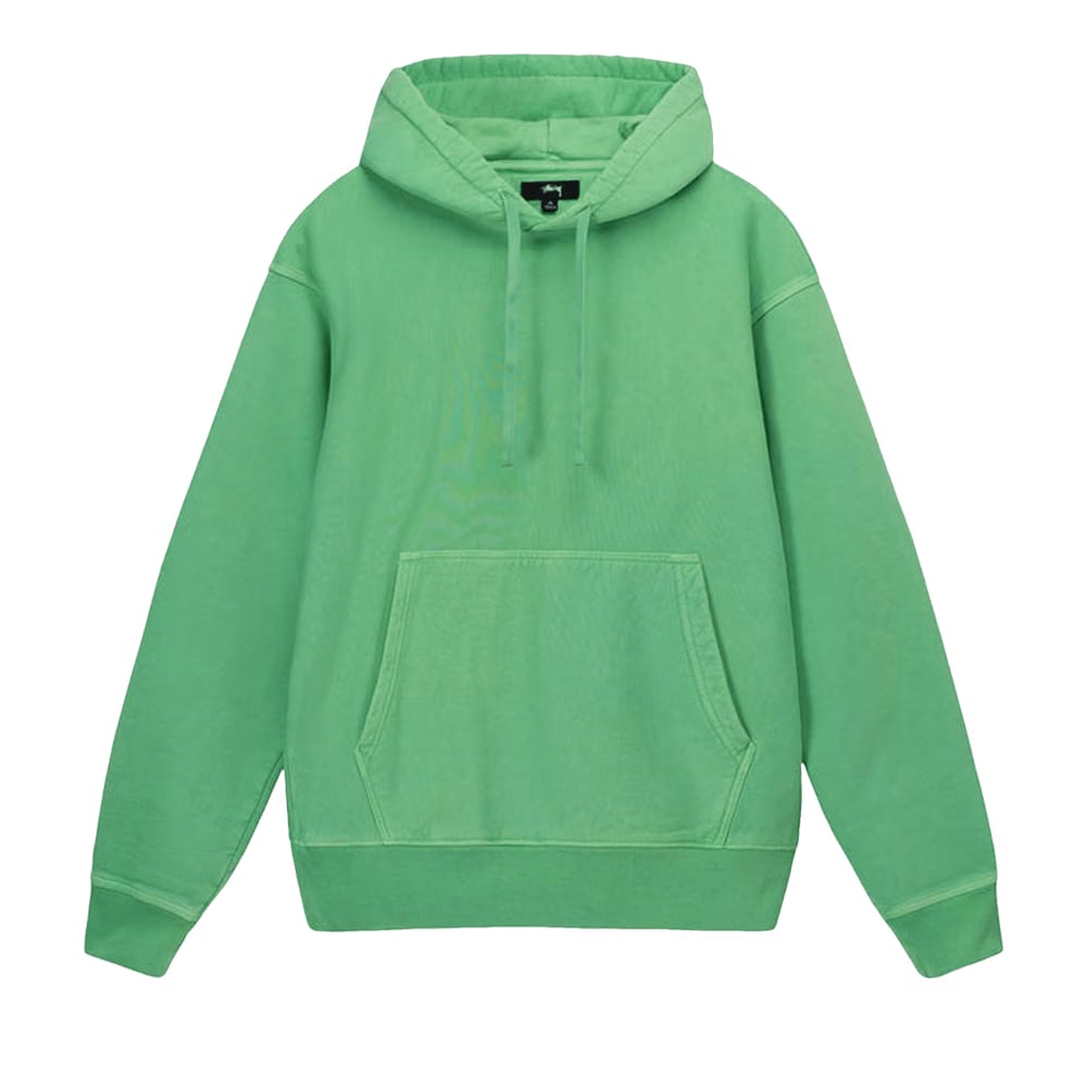 Stussy Pigment Dyed Fleece Hoodie Green