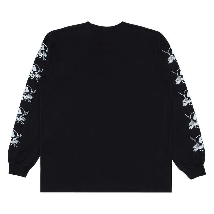 Stussy Pigment Dyed Foils Long-Sleeve T-Shirt Black