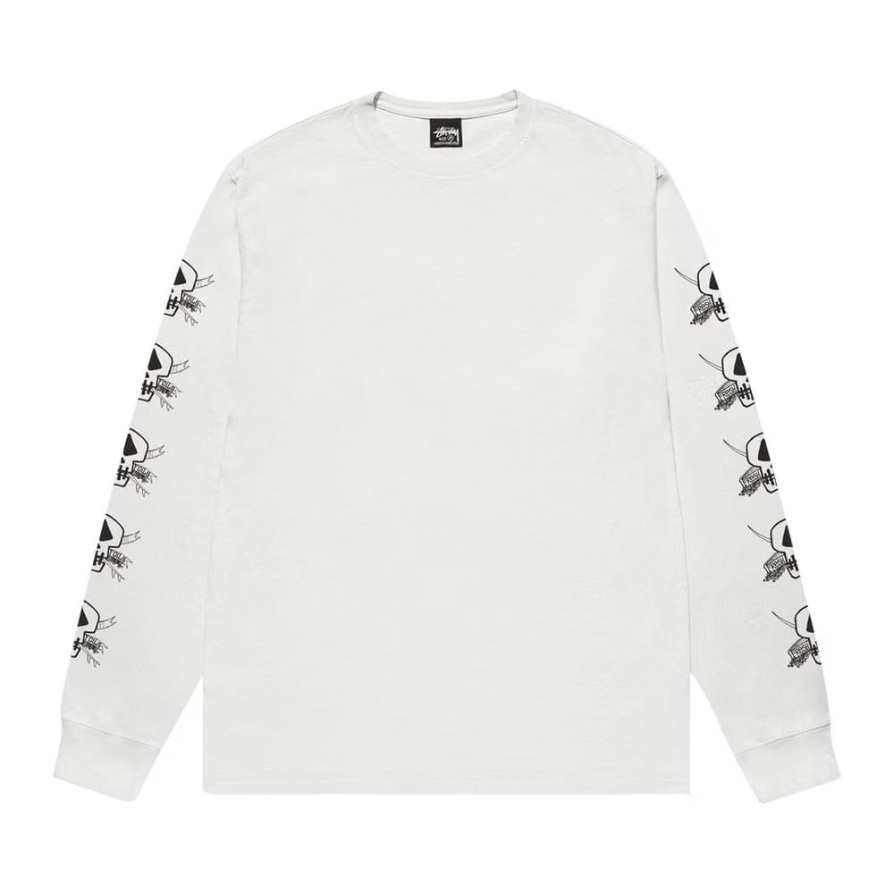 Stussy Pigment Dyed Foils Long-Sleeve T-Shirt Natural