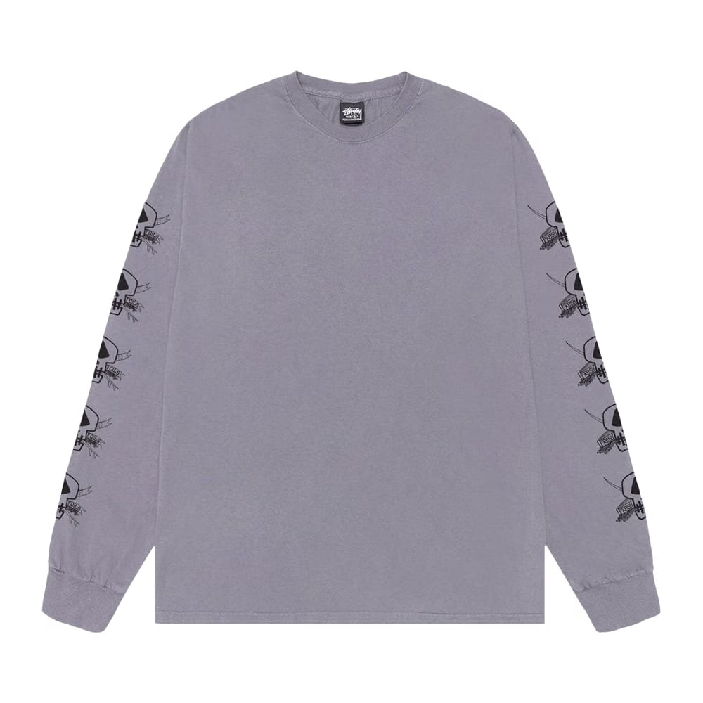 Stussy Pigment Dyed Foils Long-Sleeve T-Shirt Shark