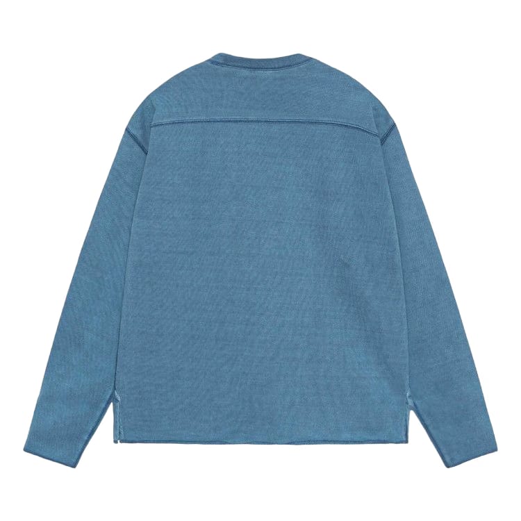 Stussy Pigment Dyed Football Crew Blue
