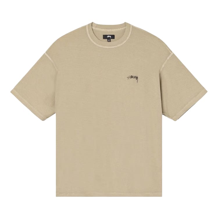 Stussy Pigment Dyed Inside Out Crew Olive