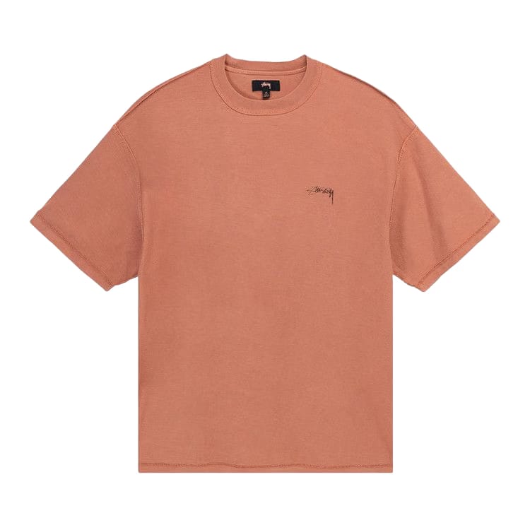 Stussy Pigment Dyed Inside Out Crew Rust