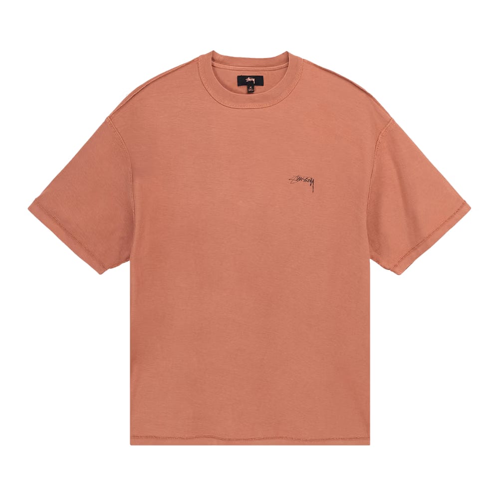 Stussy Pigment Dyed Inside Out Crew Rust