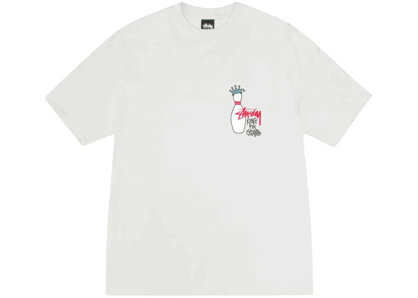 Stussy Pigment Dyed Kingpin T-Shirt Natural