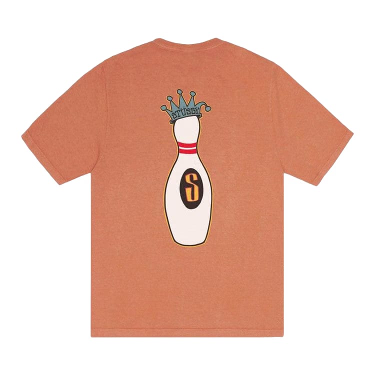 Stussy Pigment Dyed Kingpin T-Shirt Rust