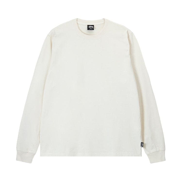 Stussy Pigment Dyed Long-Sleeve Crew Natural