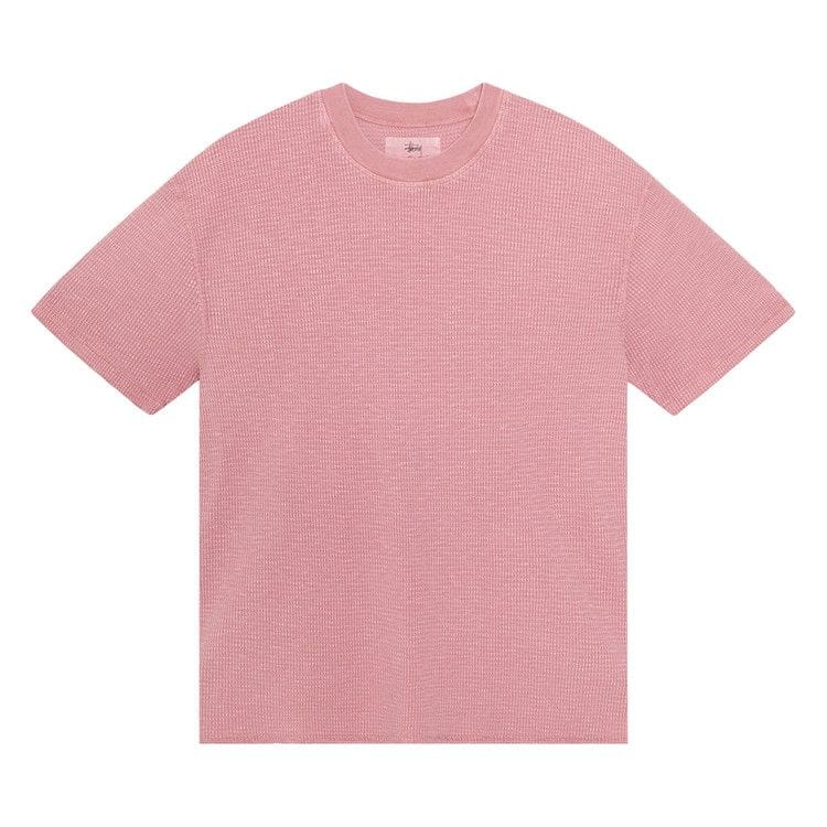 Stussy Pigment Dyed Shorts-Sleeve Thermal Berry