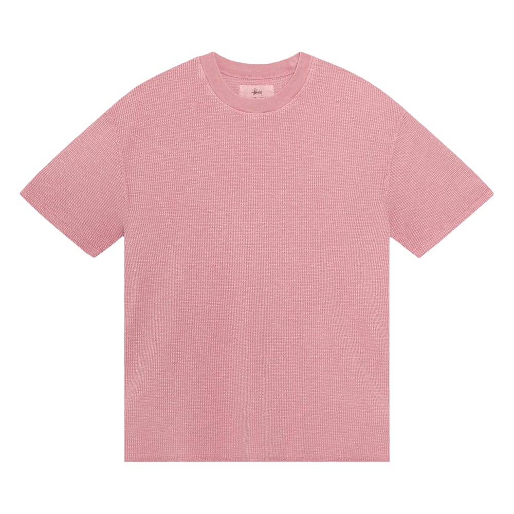 Stussy Pigment Dyed Shorts-Sleeve Thermal Berry