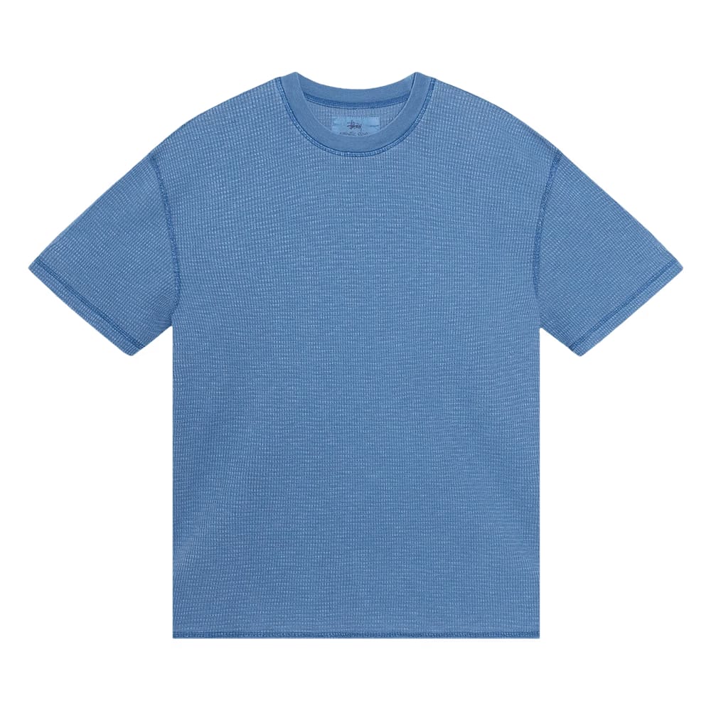 Stussy Pigment Dyed Shorts-Sleeve Thermal Blue