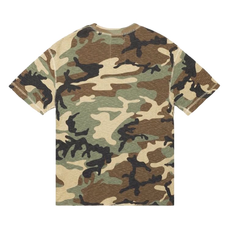 Stussy Pigment Dyed Shorts-Sleeve Thermal Camo
