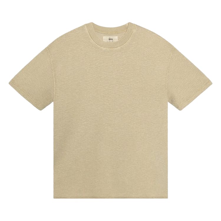 Stussy Pigment Dyed Shorts-Sleeve Thermal Tan