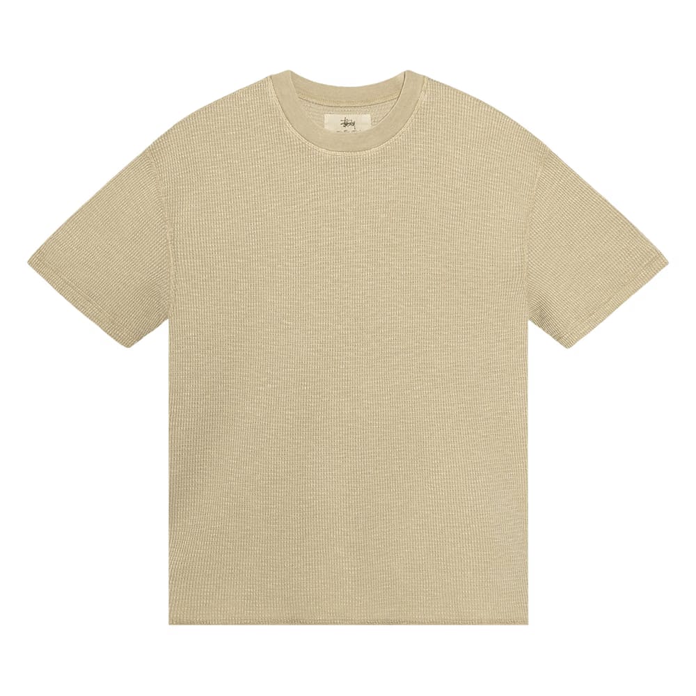 Stussy Pigment Dyed Shorts-Sleeve Thermal Tan