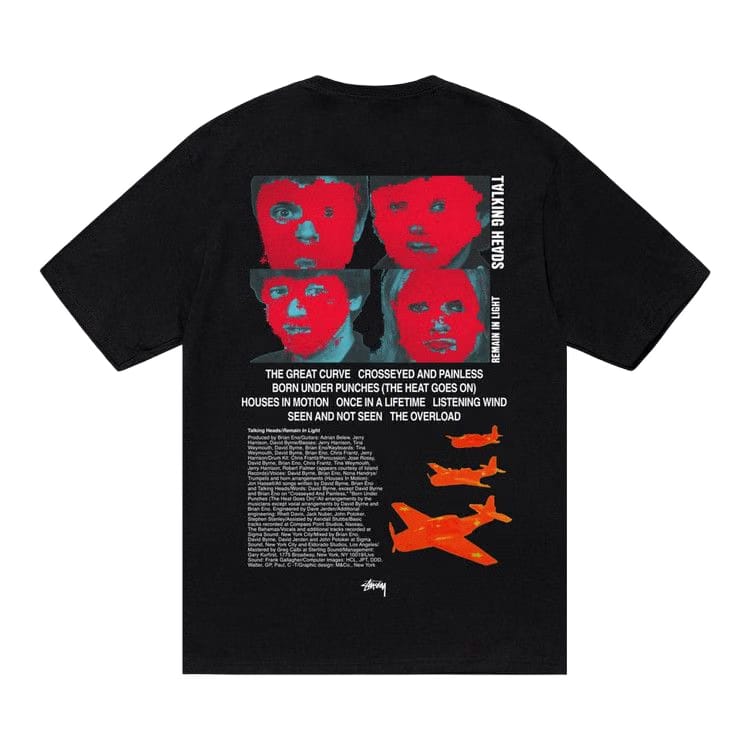 Stussy Talking Heads Remain In Light T-Shirt Black