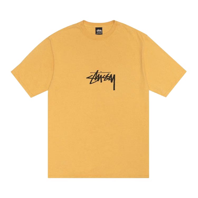 Stussy Pigment Dyed Small Stock T-Shirt Honey