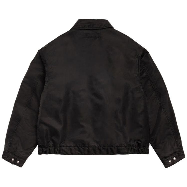 Stussy Pile Lined Zip Jacket Black