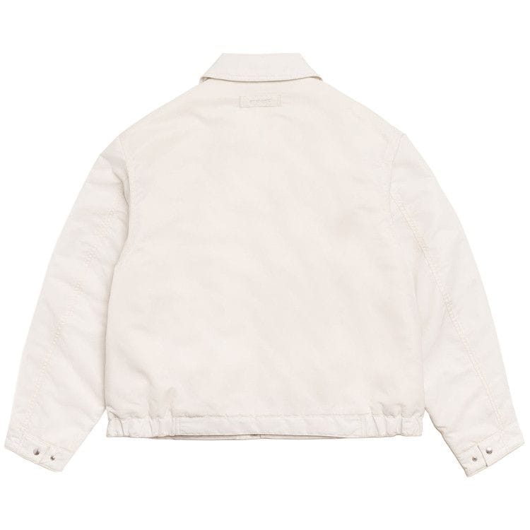 Stussy Pile Lined Zip Jacket Bone