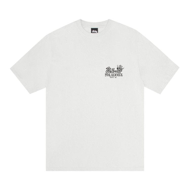 Stussy Pool Service T-Shirt Pigment Dyed Natural