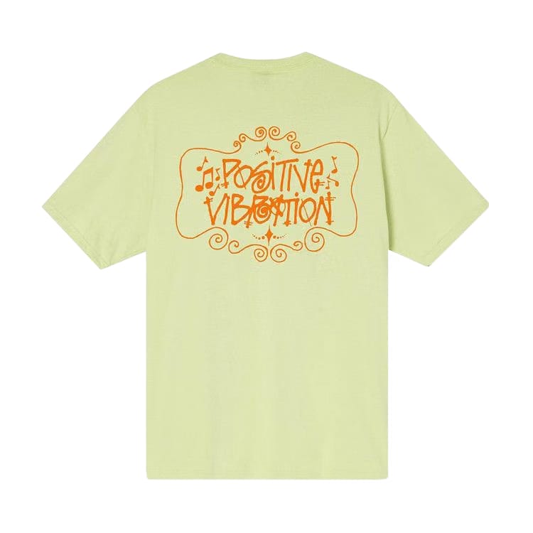 Stussy Positive Vibration T-Shirt Shirt Yellow
