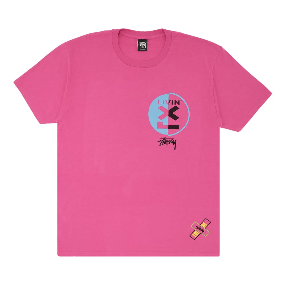 Stussy Power T-Shirt Pink