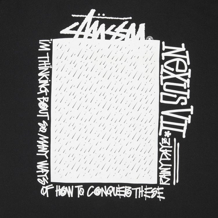 Stussy Rain Frame T-Shirt Black
