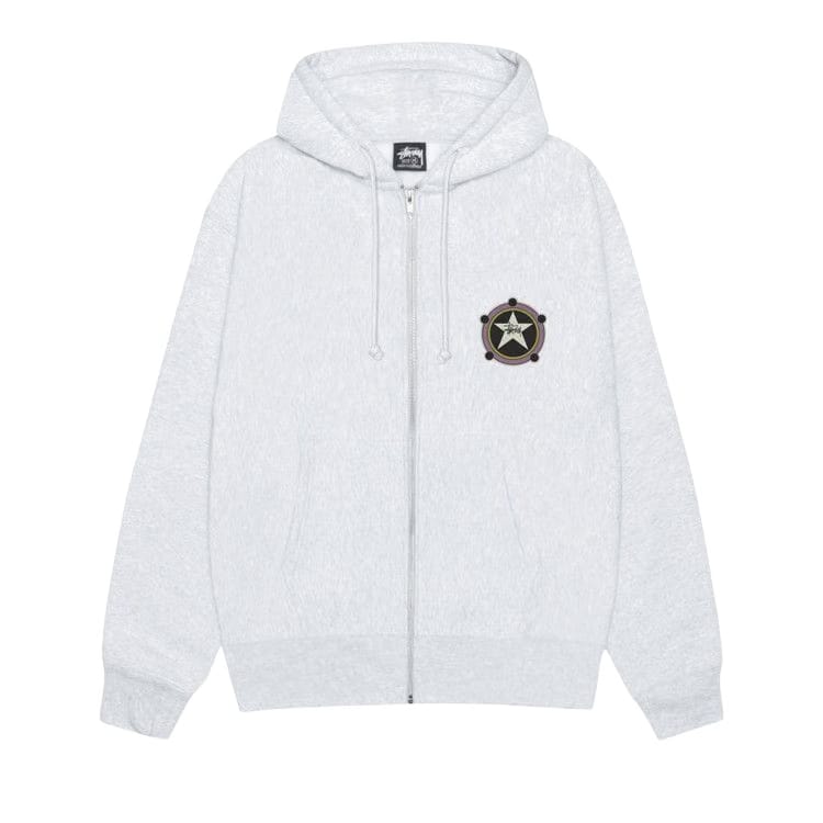 Stussy Ranger Zip Hoodie Ash Heather