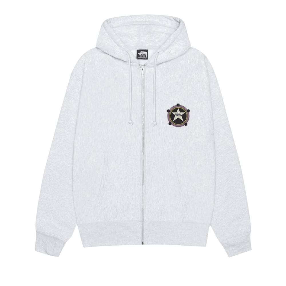 Stussy Ranger Zip Hoodie Ash Heather
