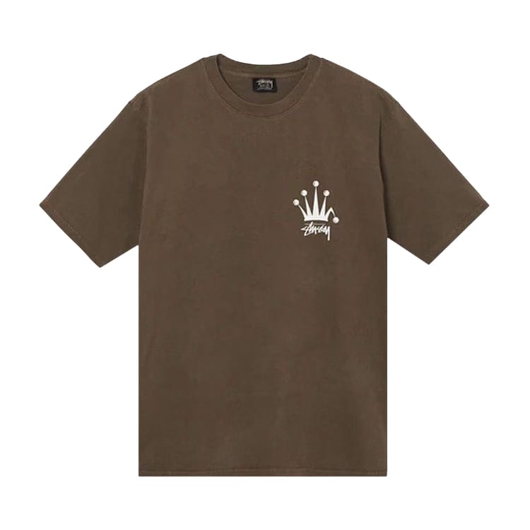 Stussy Regal Crown Pigment Dyed T-Shirt Coffee
