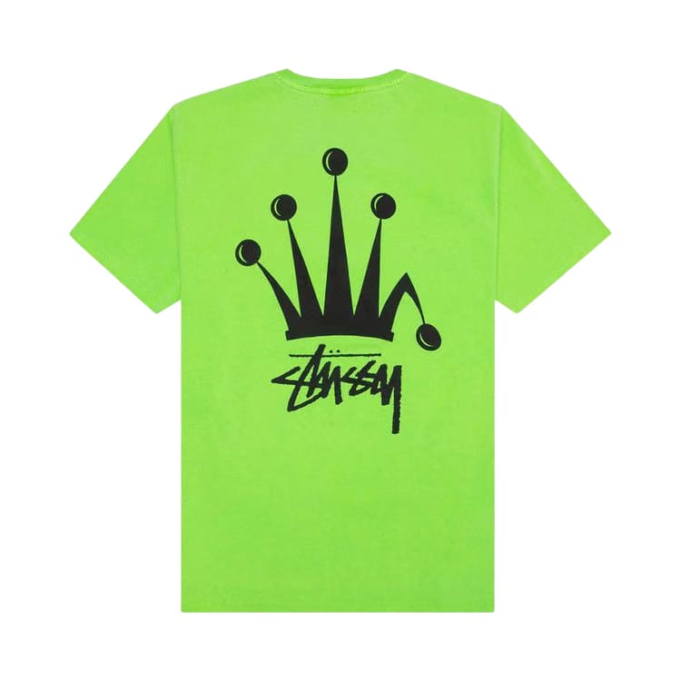 Stussy Regal Crown Pigment Dyed T-Shirt Green