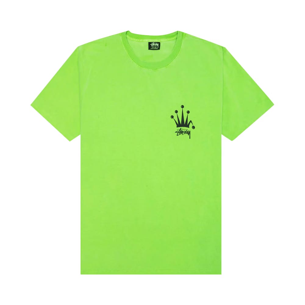 Stussy Regal Crown Pigment Dyed T-Shirt Green