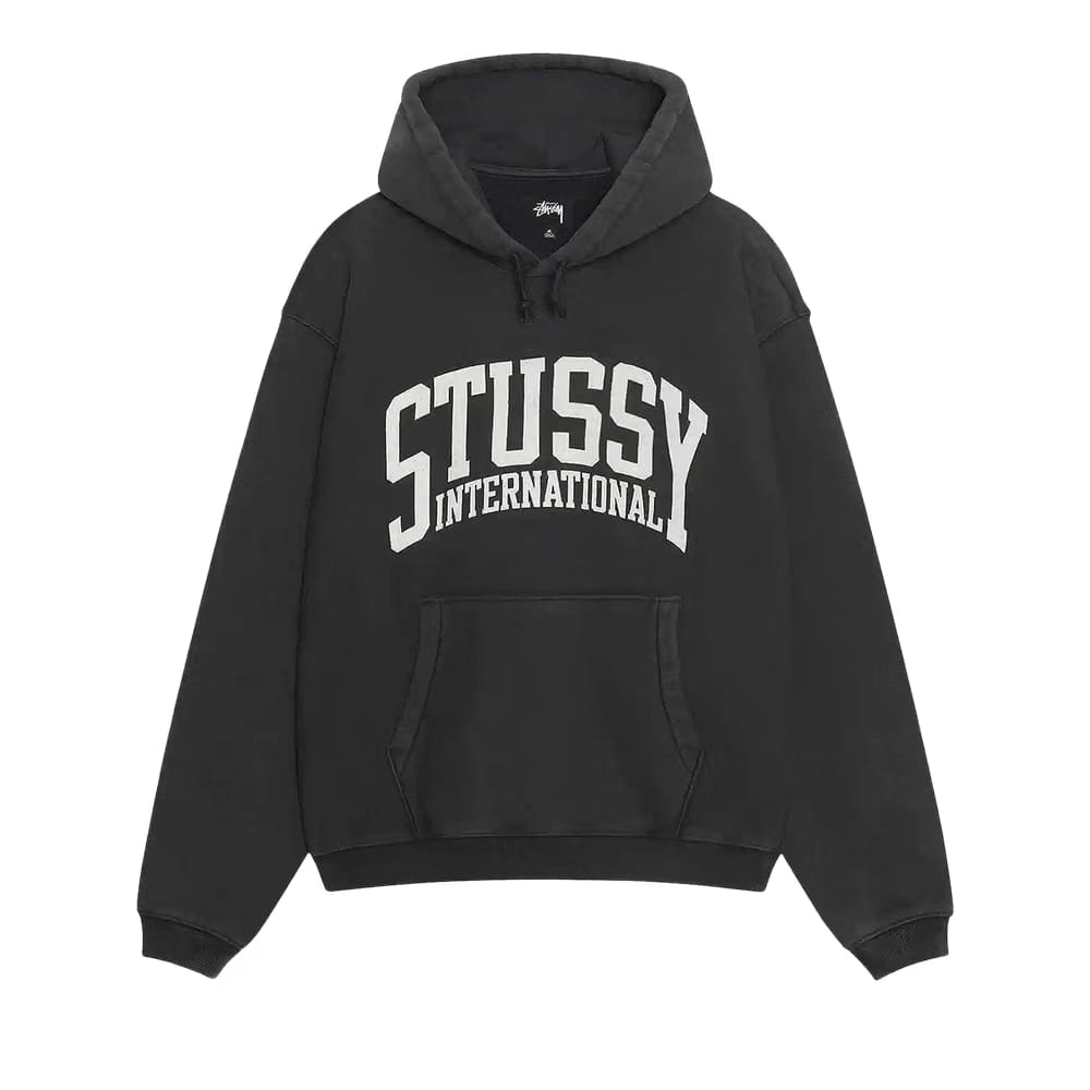 Stussy Relaxed International Hoodie Washed Red