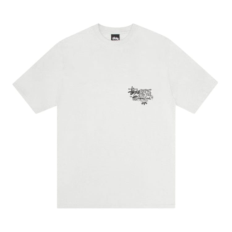 Stussy Respect The Pool T-Shirt Pigment Dyed Natural