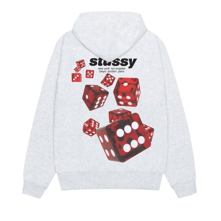 Stussy Rollers Hoodie Ash Heather