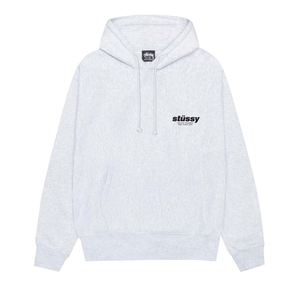 Stussy Rollers Hoodie Ash Heather