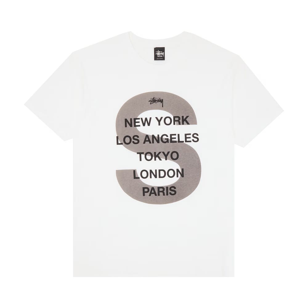 Stussy S Cities T-Shirt White
