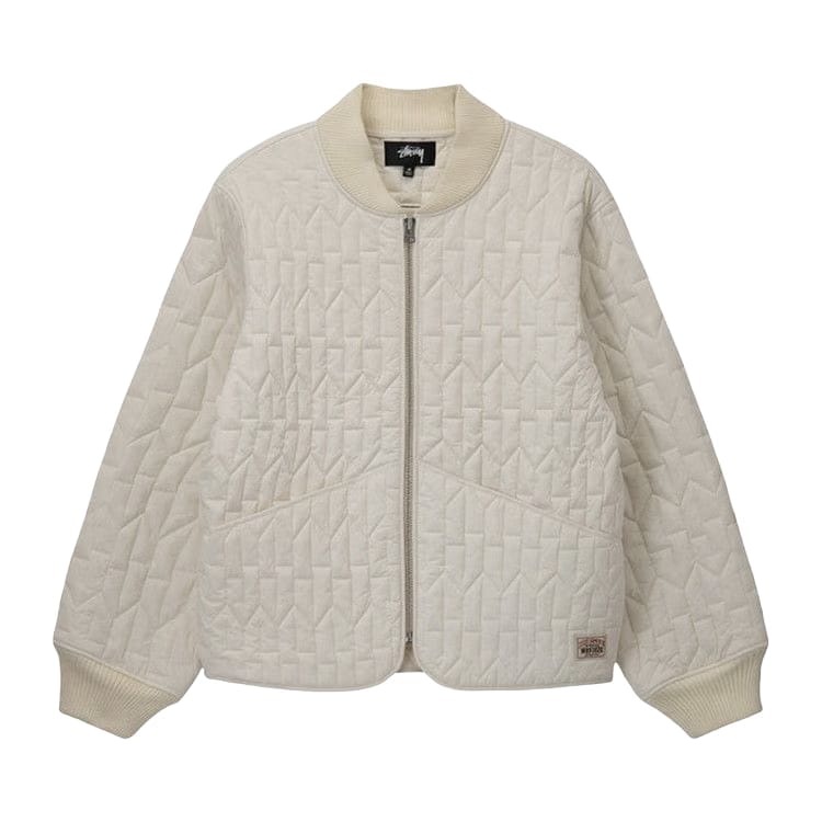 Stussy S Quilted Liner Jacket Cream
