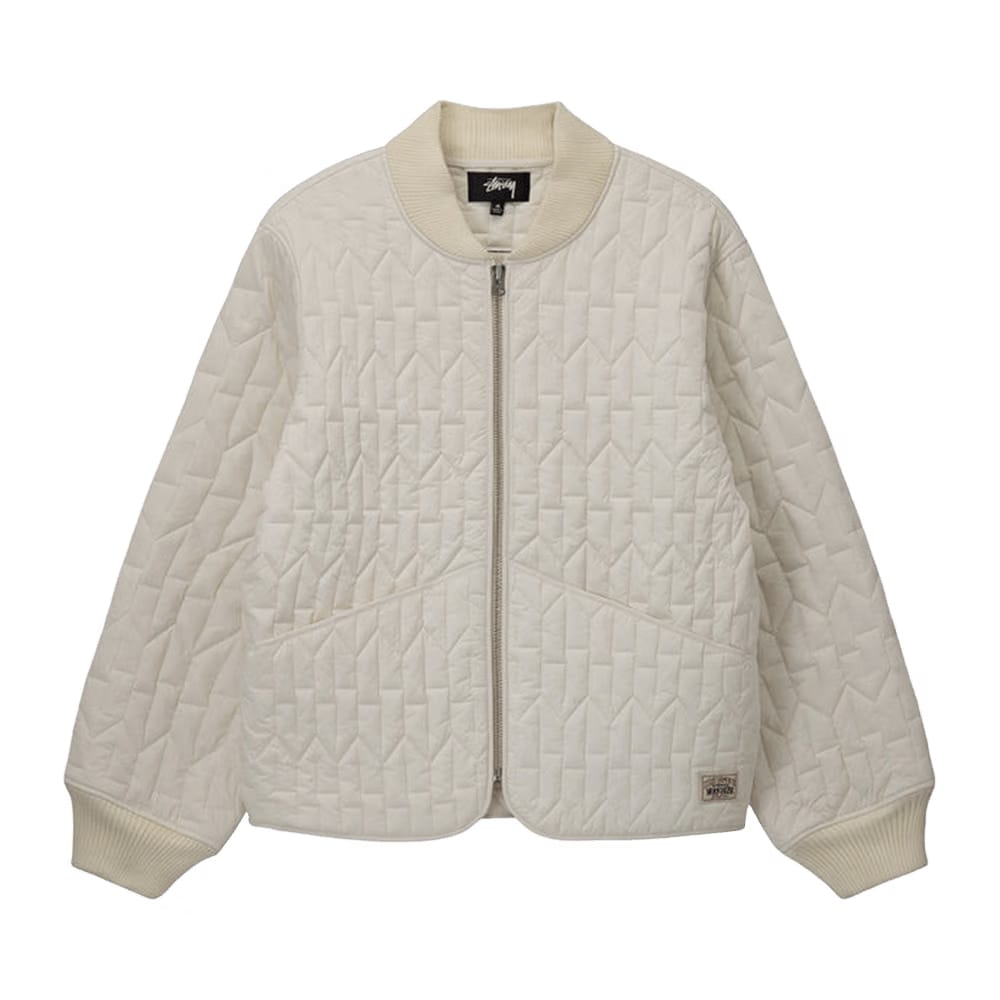 Stussy S Quilted Liner Jacket Cream